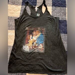 DISNEY Beauty and the Beast Racerback Tank Top Women’s Size Medium - Never Worn